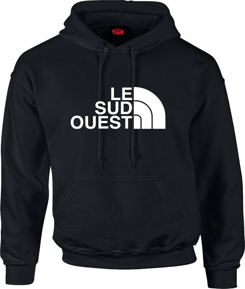 Sud Ouest Hoodie Inspired by - North Face Cornwall Devon Somerset Dorset Bath (South West in French)