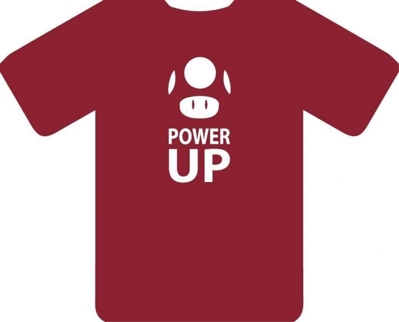 POWER UP - INSPIRED BY NINTENDO MARIO MUSHROOM T-Shirt