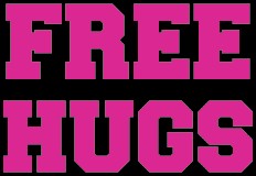 FREE HUGS M/BAG - INSPIRED BY ALIENS