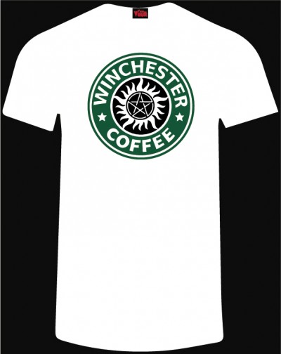 Winchester Coffee Tee - Starbucks Winchester Brothers Supernatural