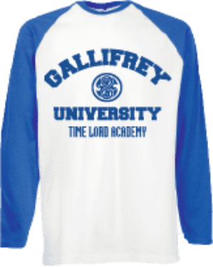GALLIFREY UNIVERSITY BASEBALL - INSPIRED BY DAVID TENNANT DR.WHO