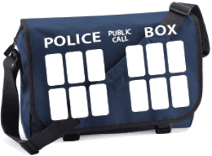 POLICE BOX M/BAG - INSPIRED BY DR.WHO