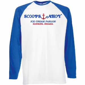 SCOOPS AHOY BASEBALL - INSPIRED BY STRANGER THINGS