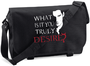 WHAT IS IT YOU TRULY DESIRE M/BAG - INSPIRED BY TOM ELLIS LUCIFER